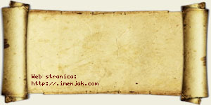 Anita Stojmenović vizit kartica